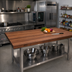 Thumbnail image #2 for John Boos Boos Block 72-Inch x 42-Inch x 3-Inch American Black Walnut Edge Grain Kitchen Countertop with Varnique Finish