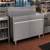 Thumbnail image #2 for CHOICE by Glastender 42 Inch Open Front Underbar Drainboard Cabinet, 24 Inch Deep, Stainless Steel, Without Doors