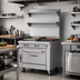 Thumbnail image #2 for Southbend Platinum Heavy Duty 36-Inch Commercial Gas Range with 24-Inch Griddle, 12-Inch Charbroiler and Cabinet Base