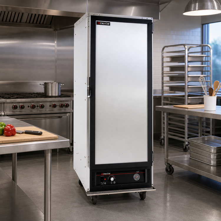 Product image #2 for Cres Cor Non-Insulated Mobile Heated Holding Cabinet with 9 Universal Slides and Bottom-Mount Heater