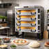 Thumbnail image #2 for PizzaMaster PM 934ED 4-Deck Modular Electric Pizza Deck Oven