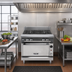 Thumbnail image #2 for Vulcan V Series Heavy-Duty 36-Inch Commercial Gas Range with Standard Oven and 4 Open Burners