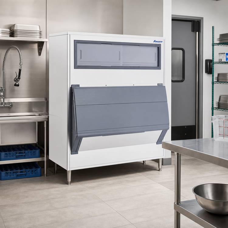 Product image #2 for Follett SmartGATE SG860S-48 Upright 860 lb. Single Door Ice Bin