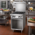 Thumbnail image #2 for Garland US Range U Series 24-Inch Commercial Gas Restaurant Range with 4 Open Burners and Storage Base