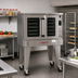 Thumbnail image #2 for Southbend Platinum Full-Size Standard-Depth Single Deck Gas Convection Oven, Touchscreen Controls, 50,000 BTU, Dependent Doors