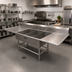 Thumbnail image #2 for John Boos Pro-Bowl 3-Compartment Platter Sink with Dual Drainboards, 14-Gauge Stainless Steel, 93-1/4