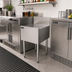 Thumbnail image #3 for Perlick Top Shelf TS22DB 22-Inch Freestanding Stainless Steel Underbar Drainboard