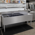 Thumbnail image #2 for Glastender Four-Compartment Stainless Steel Underbar Sink Unit with Right Drainboard and Faucet, 66 x 19 Inches