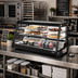 Thumbnail image #3 for KoolMore 48-Inch Countertop Refrigerated Bakery Display Case with Dual Sliding Glass Doors, 7.06 Cu. Ft., Black