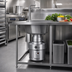 Thumbnail image #2 for InSinkErator SS-500™ Commercial Food Waste Disposer Package with 18-Inch Bowl, 5 HP, and Manual Reverse Switch