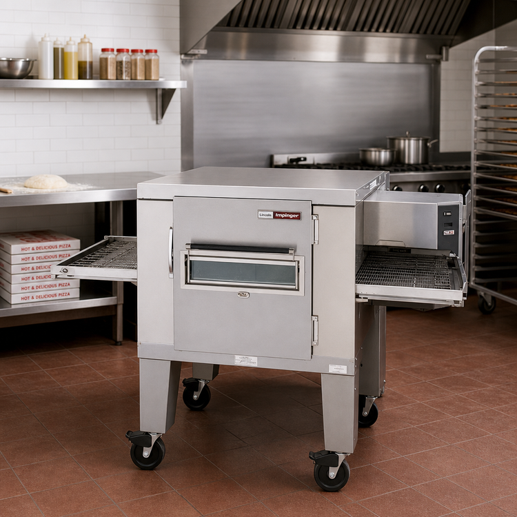 Product image #2 for Lincoln Impinger I 1400 Series Single-Deck Electric Conveyor Pizza Oven, 120-208V