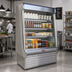 Thumbnail image #2 for Howard-McCray 35E Series Sloped Endless Design Dairy Open Merchandiser, 39 Inch, Self-Contained Refrigeration, Stainless Steel, LED