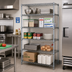Thumbnail image #2 for Quantum Stationary 5-Shelf Chrome Plated Wire Shelving Starter Kit, 36