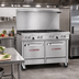 Thumbnail image #2 for Southbend Ultimate 48-Inch Gas Restaurant Range with 7 Burners and 2 Space Saver Ovens