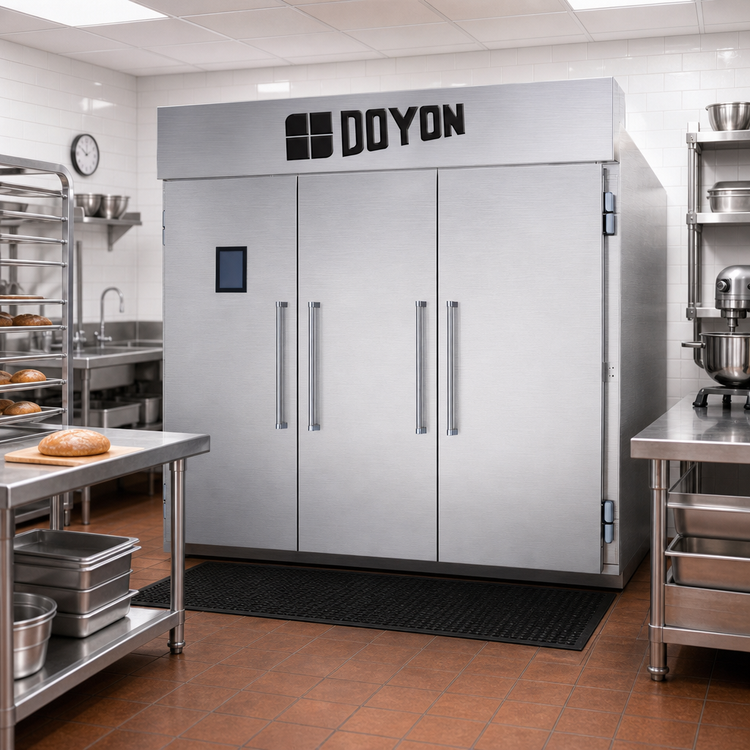 Product image #2 for Knockdown Roll-In Three-Section Stainless Steel Retarder Proofer Cabinet with Self-Contained Refrigeration