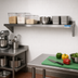 Thumbnail image #2 for BK Resources T-430 Economy Stainless Steel Wall Shelf, 96 in. W x 16 in. D