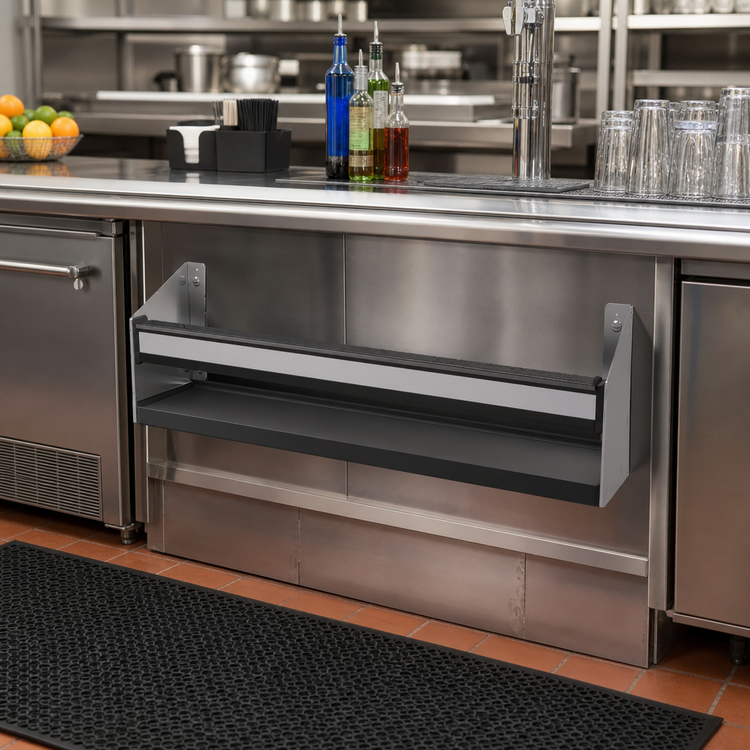 Product image #2 for Glastender SSR-29 29-Inch Single Speed Rail with Open Step-and-Rail Design