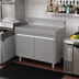 Thumbnail image #2 for CHOICE by Glastender 48-Inch Wide x 24-Inch Deep Freestanding Underbar Drainboard Cabinet with 2 Hinged Doors