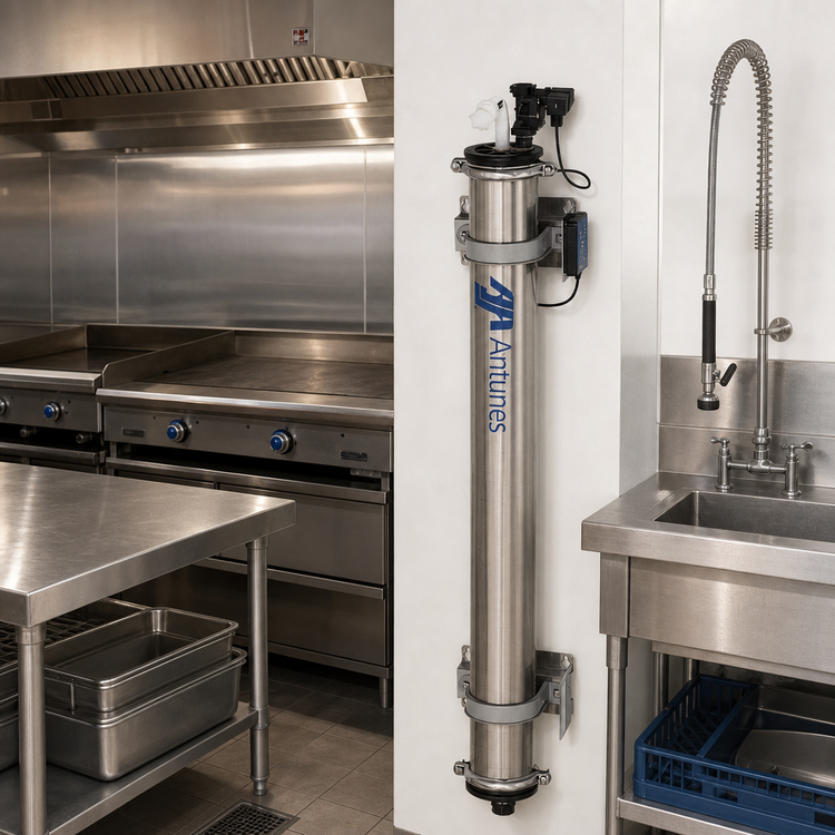 Product image #2 for Antunes UFL-540 Ultrafiltration Water Filter System, 15 GPM, 0.015 Micron, Stainless Steel