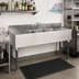 Thumbnail image #2 for Advance Tabco Special Value Series 60-Inch 3-Compartment Stainless Steel Bar Sink Unit with Drainboards and Splash-Mount Faucet