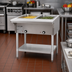 Thumbnail image #2 for Eagle Group SDHT2-120 33-Inch Stainless Steel Electric Open Base Hot Food Table with 2 Dry Wells