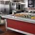 Thumbnail image #2 for Vollrath 4-Series Signature Server Stainless Steel Countertop Plate Rest, Operator Side, 74 x 7 Inches