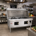Thumbnail image #2 for EcoDeck Waterless 5-Chamber Gas Wok Range with Sink and Water Wash Bar