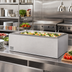 Thumbnail image #2 for Hatco Built-In Rectangular Insulated Bottom-Mounted Heated Well for Full-Size Pan, Wet/Dry, 1650W