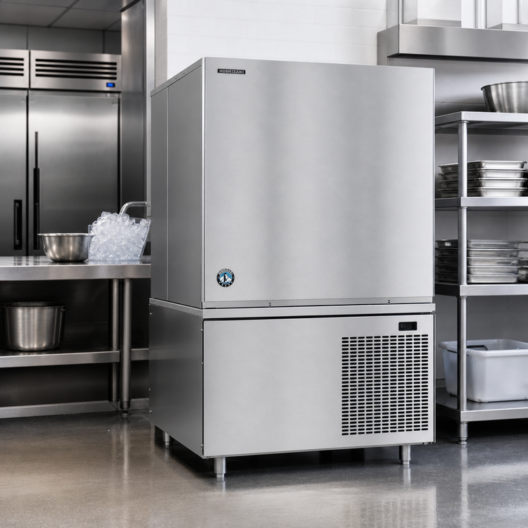 Product image #2 for Hoshizaki KMH-2100SRJZ3 36 Inch High Capacity Stackable Remote Air-Cooled Crescent Cube Ice Maker, 3-Phase