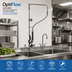 Thumbnail image #2 for OptiFlow Lead-Free Deck Mount Swing Arm Pre-Rinse Assembly with 14 Inch Add-On Faucet