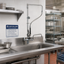 Thumbnail image #2 for OptiFlow Lead-Free Single-Hole Deck Mount Swing Arm Pre-Rinse Assembly with 12-Inch Add-On Faucet
