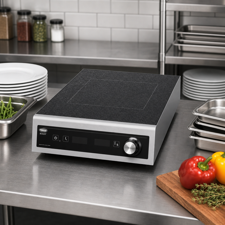 Product image #2 for Hatco Boxer Countertop Single Burner Induction Buffet Warmer
