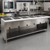 Thumbnail image #2 for Advance Tabco Triumph Supreme Electric Hot Food Table with 6 Sealed Wells and Open Cabinet Base