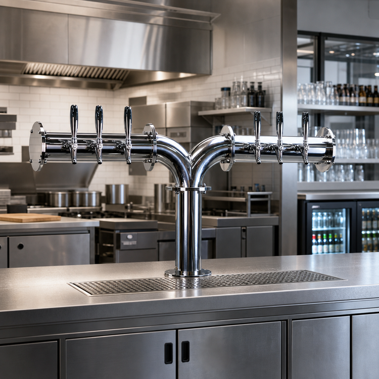 Product image #2 for Micro Matic Titan Y 6-Faucet Glycol-Cooled Draft Tower