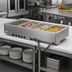 Thumbnail image #2 for Vollrath 5-Well Drop-In Electric Hot Food Well Unit with Manifold Drain and Thermostatic Controls