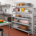 Thumbnail image #2 for Fermostock 5-Tier Perforated Polymer Shelving Unit Expansion Kit, 64W x 22D x 83H