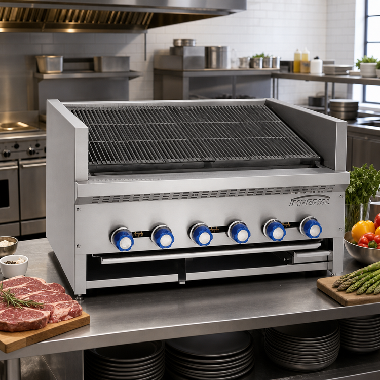 Product image #2 for Steakhouse IAB-60 60-Inch Gas Countertop Charbroiler with 10 Radiant Burners