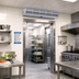 Thumbnail image #2 for Berner Commercial Low Profile 8 Ambient Air Curtain for 30-Inch Doors, Unheated, 1/5 HP, 120V