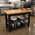 Thumbnail image #3 for John Boos Appalachian Red Oak Country Work Table with 1-1/2