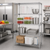 Thumbnail image #2 for Quantum WR86-1442S 42 Inches W x 12 Inches D x 86 Inches H 304 Stainless Steel Wire Shelving Starter Kit (4 Shelves, 600 - 800 lb Capacity)