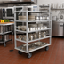 Thumbnail image #2 for Carter-Hoffmann T724 Queen Mary Open China & Silver Transporter, 4 Shelves, Aluminum