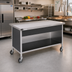 Thumbnail image #2 for Atlas Metal CAFT-5 Utility Solid Top Serving Counter, 77-1/2-Inch Wide, Stainless Steel Top