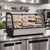 Thumbnail image #2 for Omcan 48-Inch Countertop Full-Service Refrigerated Display Case with Curved Glass Front, 7.13 Cu. Ft.