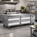 Thumbnail image #2 for Serv-Ware 74-Inch 4-Drawer Refrigerated Chef Base Refrigerator