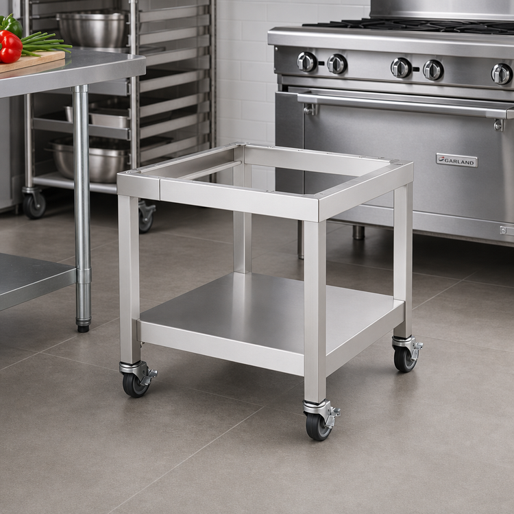 Product image #2 for Garland Designer Series 15-Inch Stainless Steel Equipment Stand with Undershelf