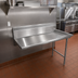 Thumbnail image #2 for Advance Tabco Special Value Series 83-Inch x 30-Inch Right-Side Straight Dish Table, 16-Gauge 304 Stainless Steel, 10-1/2-Inch Backsplash
