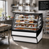 Thumbnail image #3 for True 48-1/4-Inch Self-Contained Refrigerated Full-Service Bakery Display Case with Curved Glass Front and Sliding Rear Doors