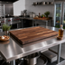 Thumbnail image #2 for Boos Block Blended Edge Grain American Black Walnut Kitchen Countertop, 48 x 36 x 1-1/2 Inch, Varnique Finish