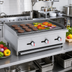 Thumbnail image #2 for Sapphire 48-Inch Countertop Radiant Gas Charbroiler, 4 U-Shaped Burners, 120,000 BTU