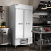 Thumbnail image #3 for Beverage-Air Horizon Series Two-Section Solid Door Reach-In Refrigerator, 35 Cu. Ft., Bottom Mount